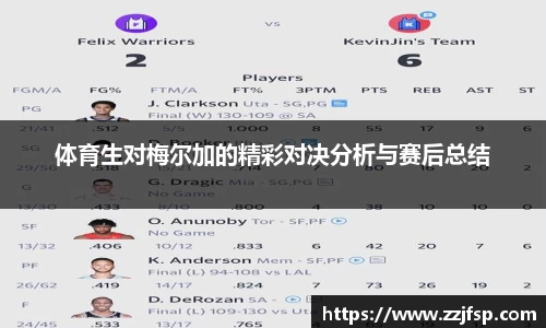 体育生对梅尔加的精彩对决分析与赛后总结