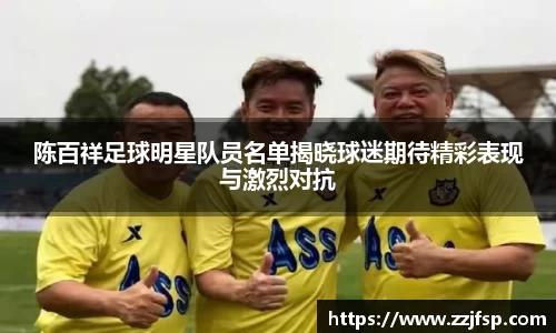 陈百祥足球明星队员名单揭晓球迷期待精彩表现与激烈对抗